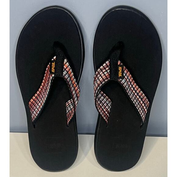 NWOT Teva Voya Flip Flop Sandals - Women's Size 6 - Picture 1 of 8